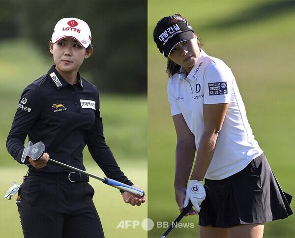 박성현, 이동은, 주수빈 등과 함께 2026년 미국여자프로골프(LPGA) 투어 리비에라 마야 오픈에 출전한 황유민, 이정은6 프로. 사진제공=ⓒAFPBBNews = News1 (사진을 무단으로 사용하지 마십시오.)