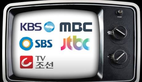 ▲주요 방송사 로고. 이미지=미디어오늘.