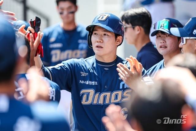 2일 LG전에서 분전한 박민우. 사진=NC 제공