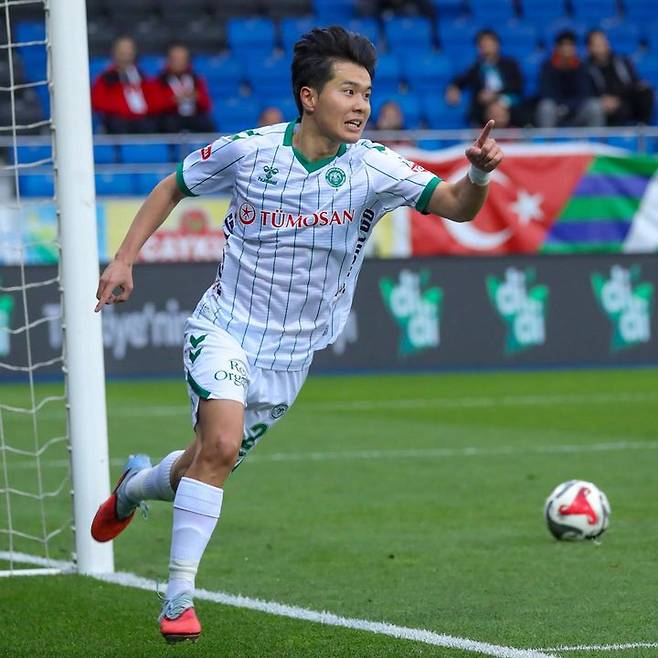 [서울=뉴시스] 튀르키예 프로축구 쉬페르리그 코니아스포르의 조진호. (사진=코니아스포르 SNS 캡처) 2026.05.02. photo@newsis.com *재판매 및 DB 금지