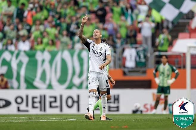 [서울=뉴시스] 프로축구 K리그1 전북현대의 티아고. (사진=한국프로축구연맹 제공) 2026.05.02. photo@newsis.com *재판매 및 DB 금지
