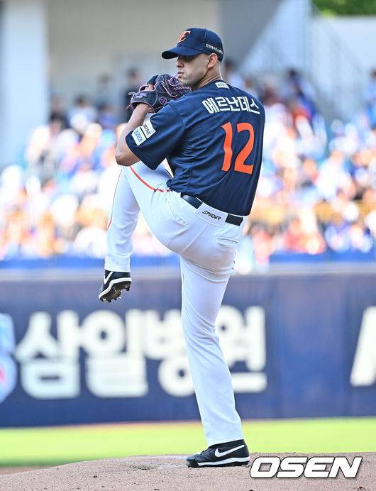 [OSEN=대구, 이석우 기자] 한화 이글스 에르난데스 119 2026.05.01 / foto0307@osen.co.kr