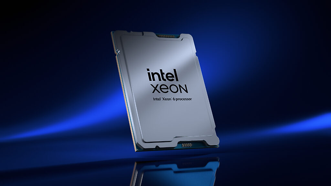 인텔의 서버용 AI CPU 제품군인 ‘제온’. 인텔