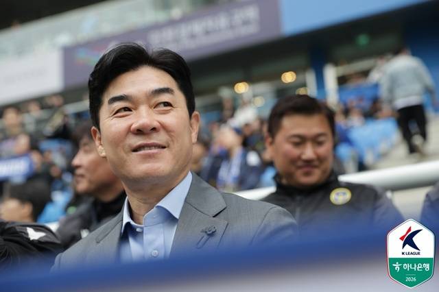 윤정환 인천유나이티드 감독. /사진=한국프로축구연맹 제공