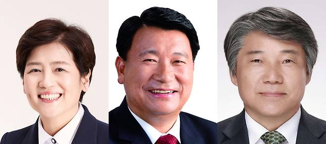 사진 왼쪽부터 강은희·서중현·임성무 대구시교육감 예비후보. /경북매일 DB