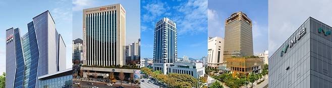 ▲BNK부산은행, BNK경남은행, 전북은행, 광주은행, iM뱅크.