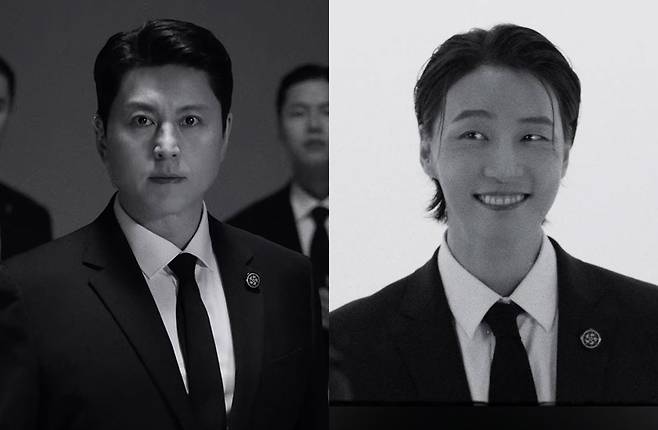 배우 류수영·윤시윤. KT지니뮤직 제공