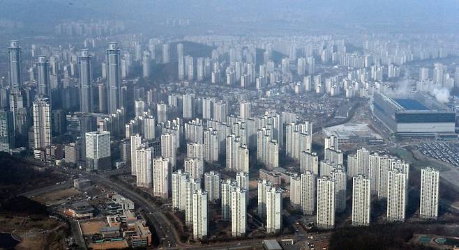 경기 화성 동탄신도시 일대. 사진=한경DB