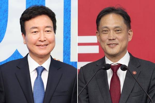 민주 전태진(왼쪽), 국힘 김태규