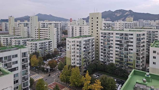 재건축 조합설립추진위원회 승인을 앞두고 있는 서울 노원구 중계그린아파트 전경. 매경DB
