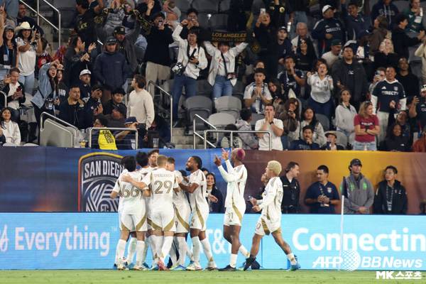 LAFC는 극적인 무승부 기록했다. 사진(美 샌디에이고)=ⓒAFPBBNews = News1