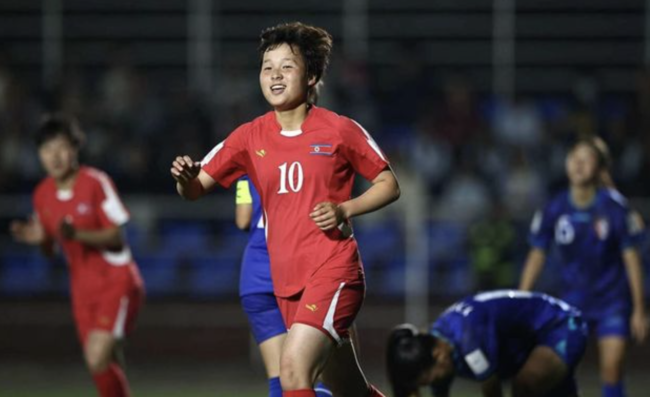 [사진] 북한공격수 유정향 / AFC 제공