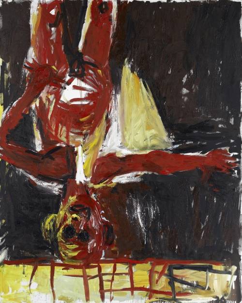 Maler mit Segelschiff - Munch, 1982 - Baselitz_1982_Maler mit Segelschiff_Photo_Waddington 타데우스 로팍 제공