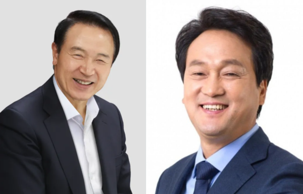임태희(왼쪽), 안민석 경기도교육감 예비후보. [사진=경인방송 DB]
