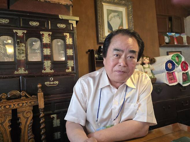 임운석 씨알보석 대표가 중도일보와 인터뷰하고 있다.               사진=한성일 기자