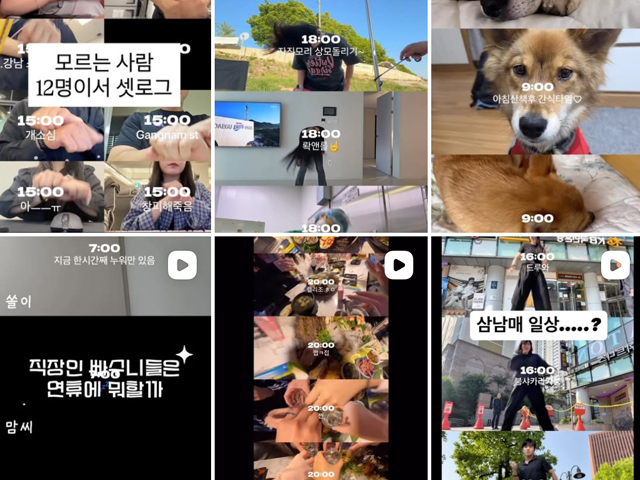 셋로그. 인스타그램 캡처