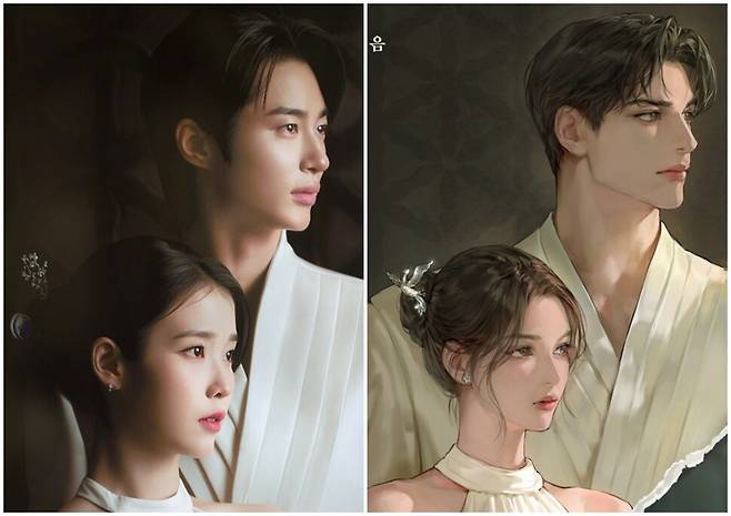드라마 ‘21세기 대군부인’과 웹소설 ‘21세기 대군부인 인 왕립학교’. 문화방송·카카오엔터테인먼트 제공