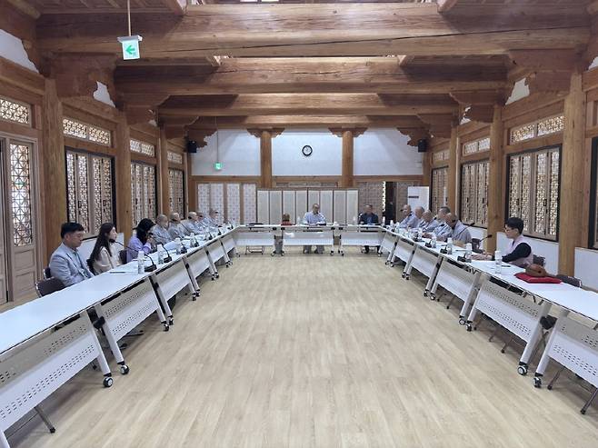 ▲ 지난 27일 평창 오대산 월정사에서 조계종 총무원 포교부가 주최한 ‘출가체험학교 운영책임자 제2차 회의’가 열렸다.