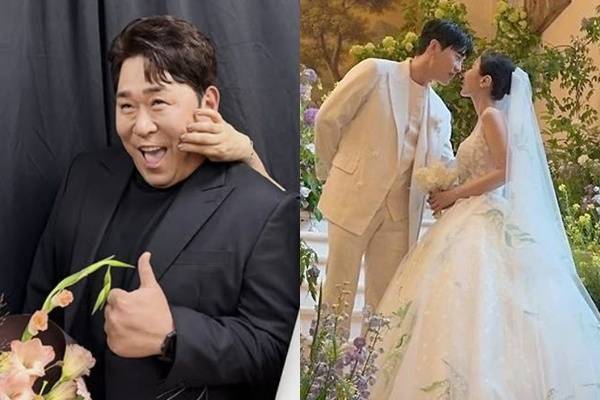 왼쪽부터 문세윤, 문원 신지/개인 계정 캡처