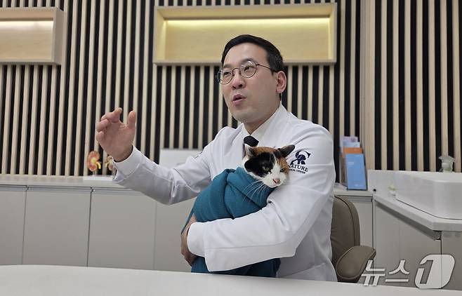 송우진 시그니처동물의료센터 원장 ⓒ 뉴스1 한송아 기자