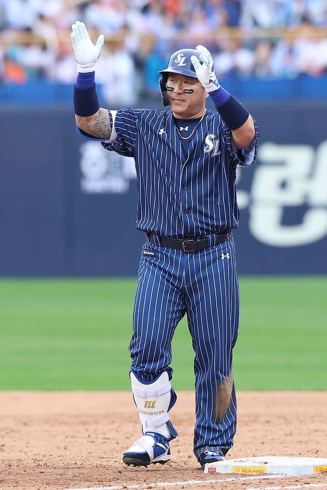 통산 안타 1위로 올라선 최형우. 사진 삼성 라이온즈