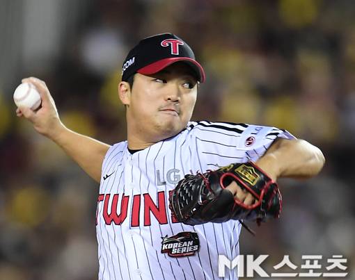 LG에서 활약할 당시의 고우석. 사진=김재현 기자