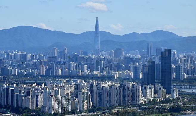 서울 용산구와 송파구 일대 모습. [헤럴드DB]