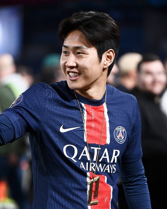 PSG 이강인은 7일 알리안츠 아레나에서 김민재의 바이에른 뮌헨과 UCL 4강 2차전 원정경기를 앞두고 있다. 사진출처｜PSG 페이스북