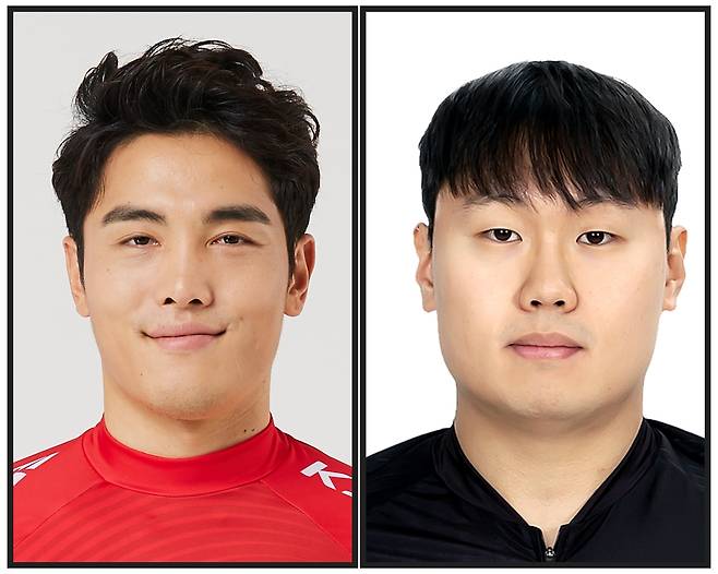 성낙송(사진 왼쪽, 21기, S1, 창원 상남), 박건이(오른쪽, 28기, S1, 창원 상남)