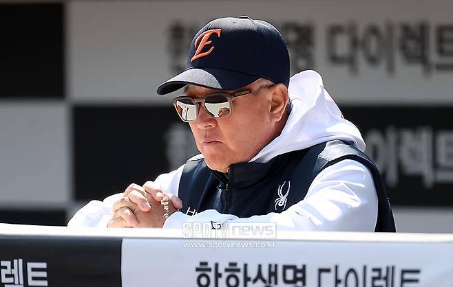 ▲ 마운드 고민이 계속 커지고 있는 김경문 한화 감독 ⓒ곽혜미 기자