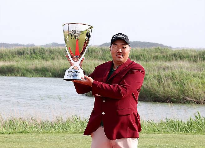 2024년 대회에서 우승한 김찬우 [KPGA 제공. 재판매 및 DB 금지] photo@yna.co.kr