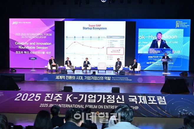 지난해 10월 열린 ‘2025 진주 K기업가정신 국제포럼’ 모습. (사진=진주시)
