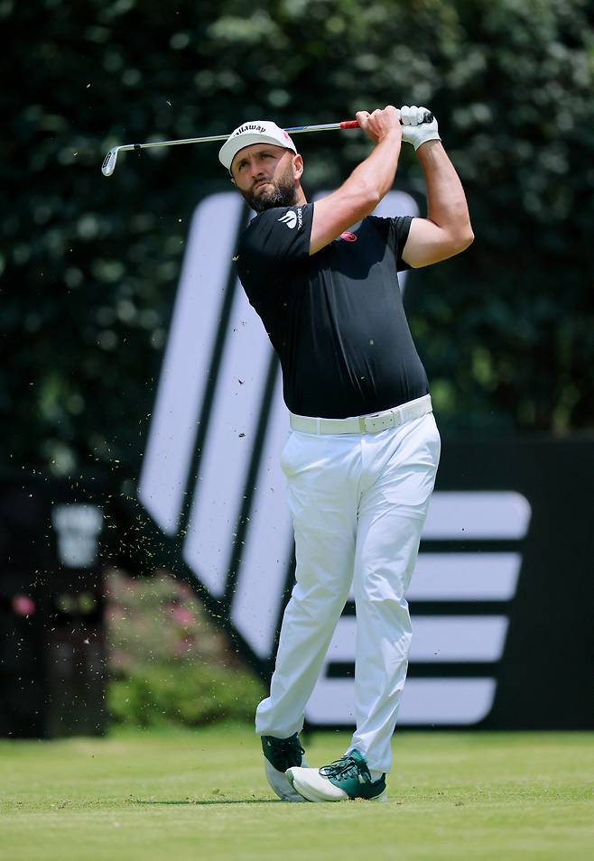 Golf - LIV Golf Mexico - Club de Golf Chapultepec, Mexico City, Mexico - April 19, 2026 Legion XIII's Jon Rahm in action during the fourth round REUTERS/Eloisa Sanchez







<저작권자(c) 연합뉴스, 무단 전재-재배포, AI 학습 및 활용 금지>