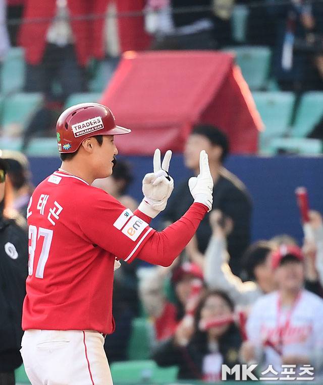 오태곤은 6일 NC전에서 큰 존재감을 뽐냈다. 사진=김영구 기자