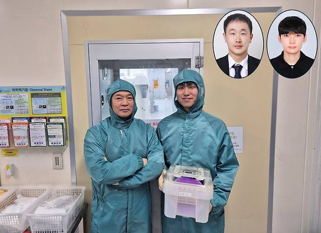 최양규(왼쪽부터) KAIST 전기및전자공학부 교수, 윤성윤 박사과정, 김상현 교수, 김준표 박사.[KAIST 제공]