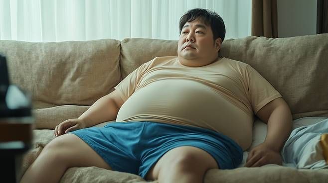 대한비만학회 ‘2025 비만 팩트시트’에 따르면 2023년 기준 국내 성인 남성 비만 유병률은 49.8%로 집계됐다. 게티이미지