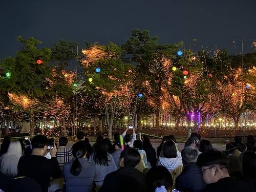 지난해 세종 낙화축제 [세종시 제공. 재판매 및 DB 금지]