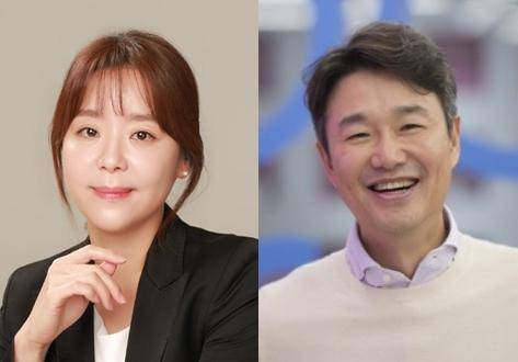 [신유정 에이블씨엔씨 대표이사 및 김태욱 아이패밀리SC 대표이사 / 출처 = 각 기업]