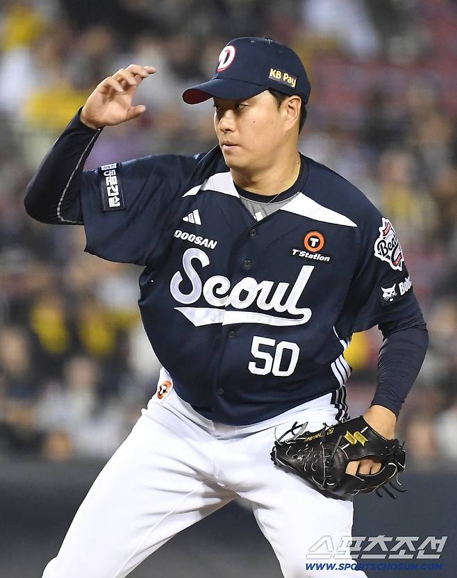 7일 잠실구장에서 열린 LG와 두산의 경기. 투구하는 두산 이영하. 잠실=송정헌 기자songs@sportschosun.com/2026.05.07/