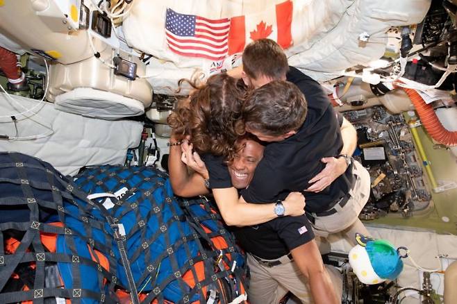 아르테미스 2호 미션에 참여한 4명의 우주비행사. NASA 제공