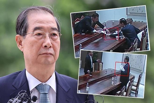 1심에서 징역 23년 중형을 선고받은 한덕수 전 국무총리가 항소심에서 징역 15년으로 8년 감형됐다. [뉴스1]
