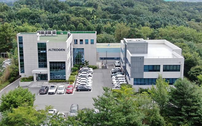 알테오젠 사옥 전경./알테오젠 제공