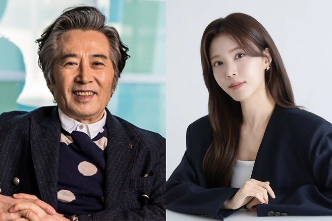 백윤식, 정시아. 사진 | 판타지오, 정시아 SNS