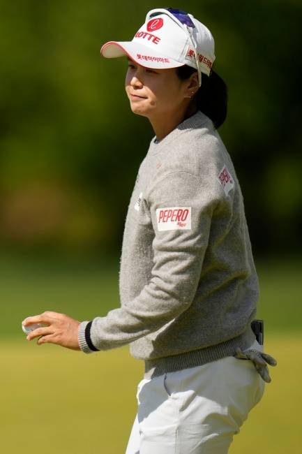 LPGA투어에서 경기 중인 최혜진. AP뉴시스