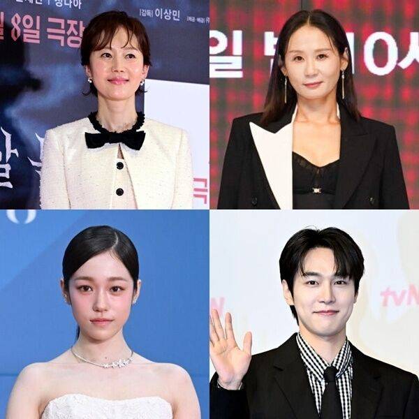 (위) 염정아 김선영 (아래) 노윤서 강유석