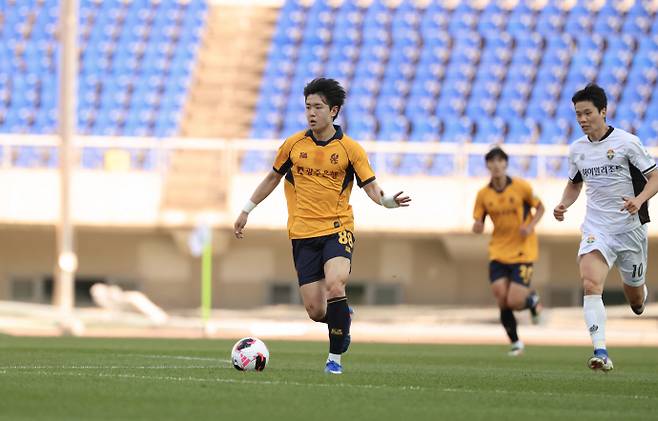 광주FC 미드필더 문민서. /광주FC 제공