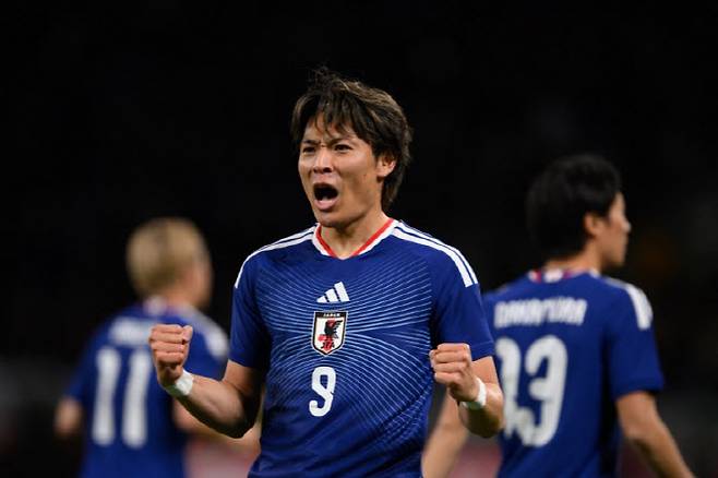 일본 축구의 상징으로 자리잡은 파란색 유니폼. 사진=AFPBBNews