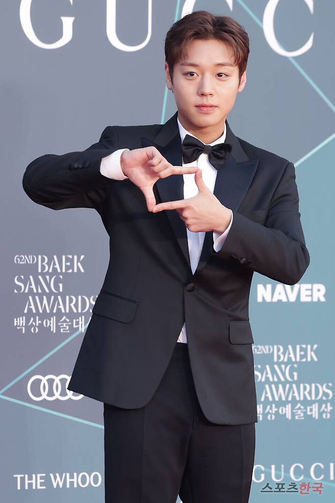 '제62회 백상예술대상' 레드카펫 행사에 참석한 박지훈. 2026.5.8 ⓒ이혜영 기자 lhy@hankooki.com