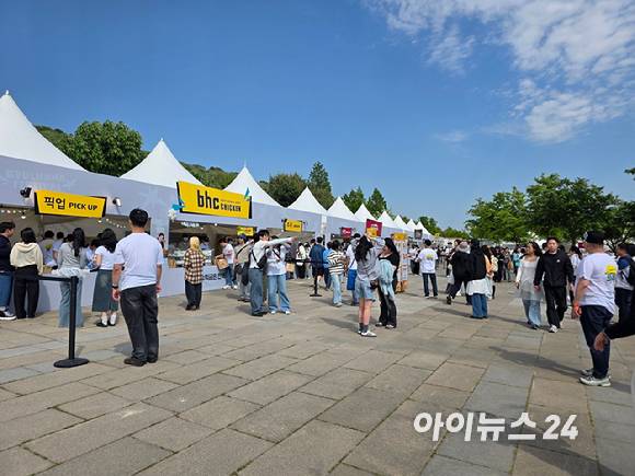 별 하나 페스티벌 F&B존. [사진=구서윤 기자]