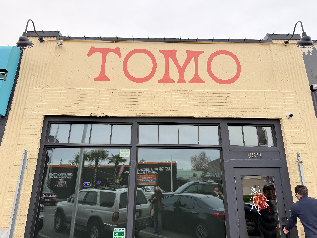 Tomo Seattle's entrance in the White Center neighborhood (Hong Yoo/The Korea Herald)